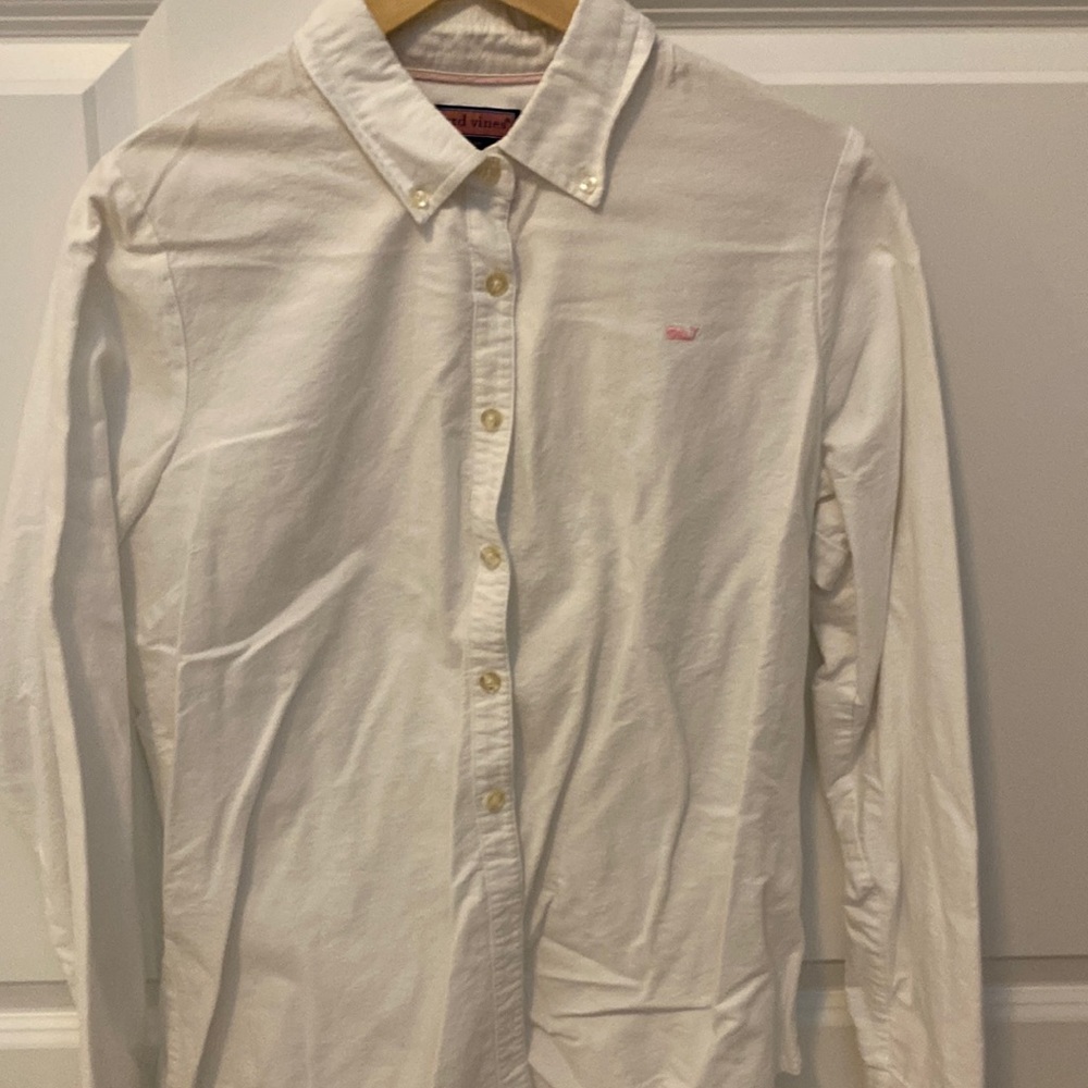White Vineyard vines cotton shirt